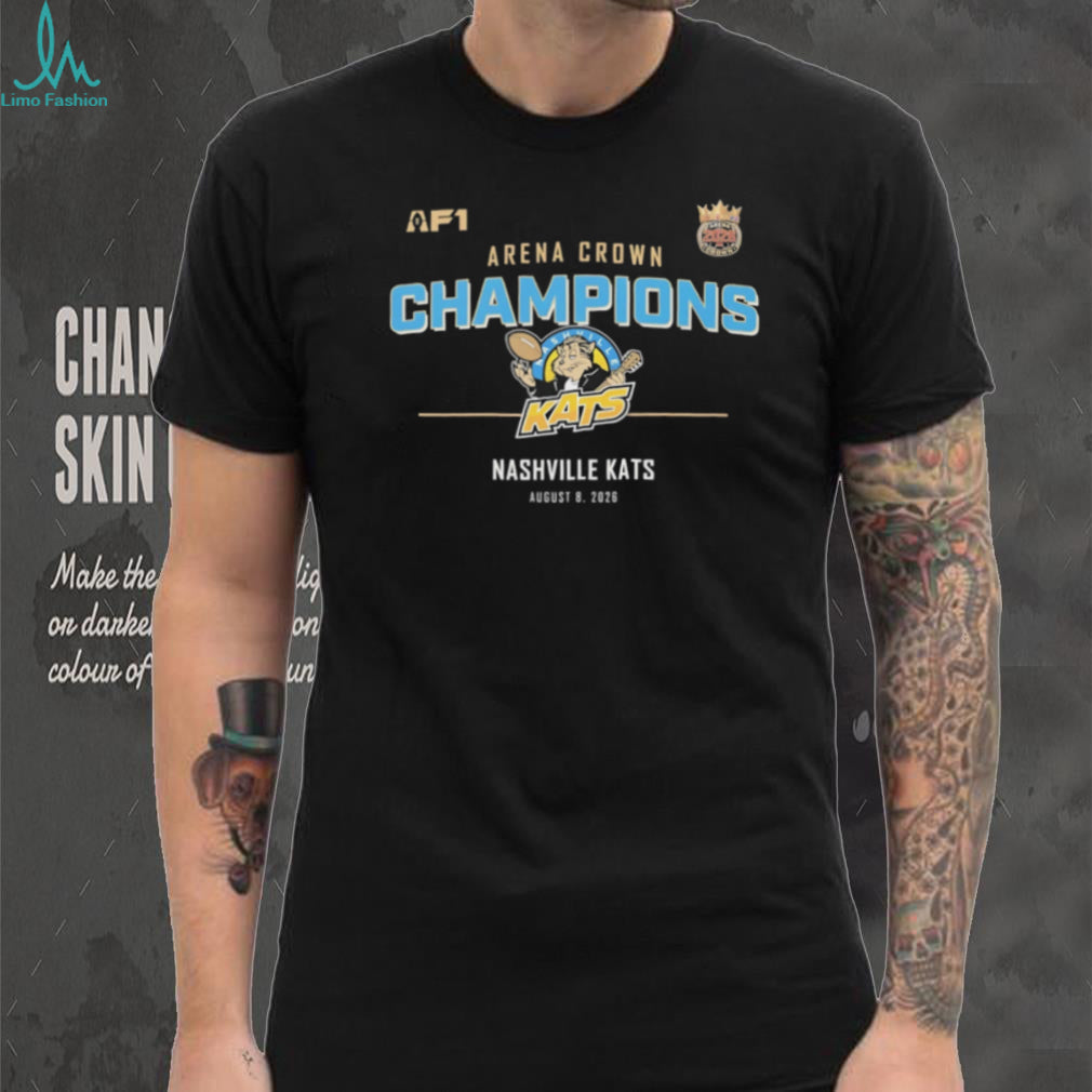 Arena Crown Champions Nashville Kats 2026 Champions shirt