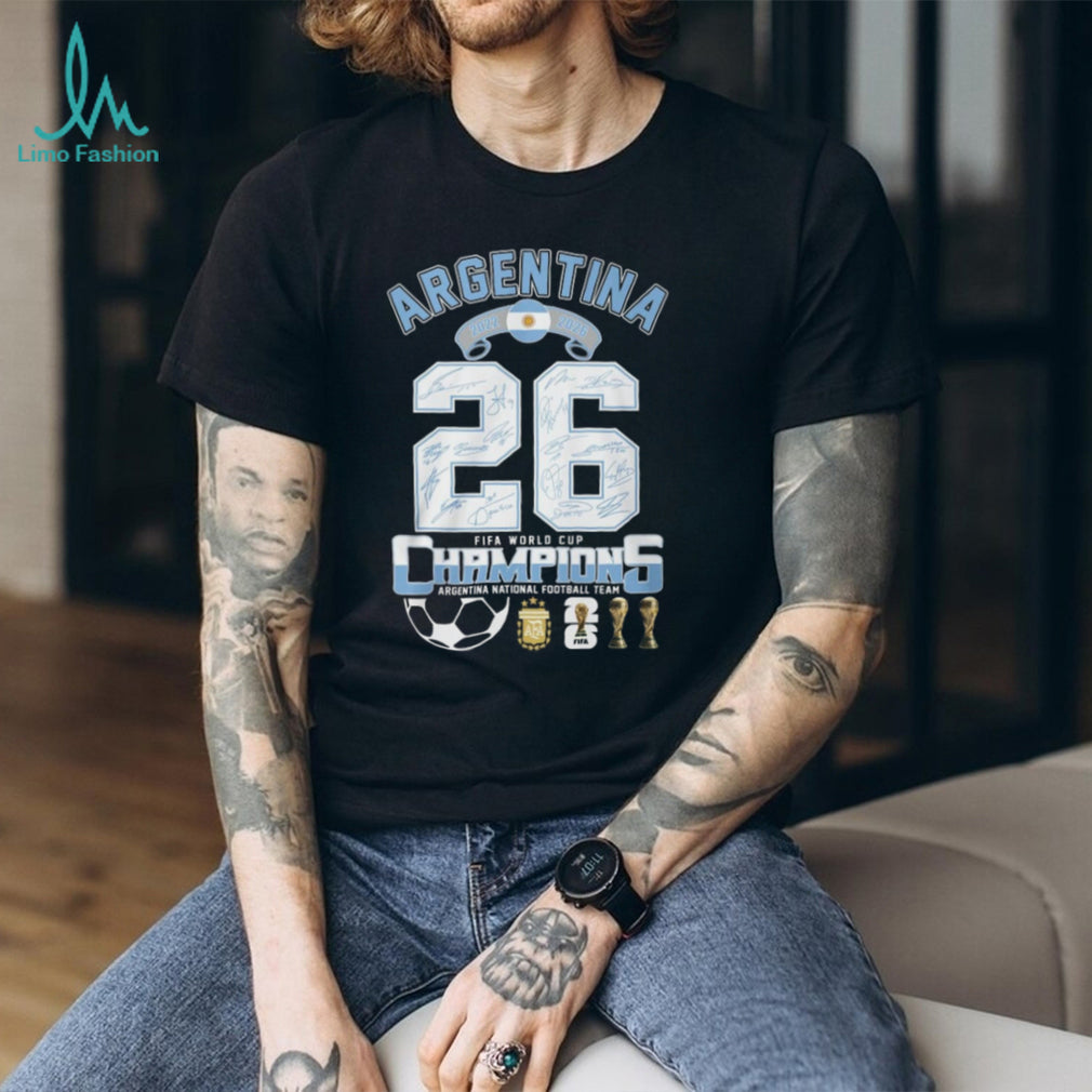 Argentina National Football Team World Cup Champions 2026 Shirt