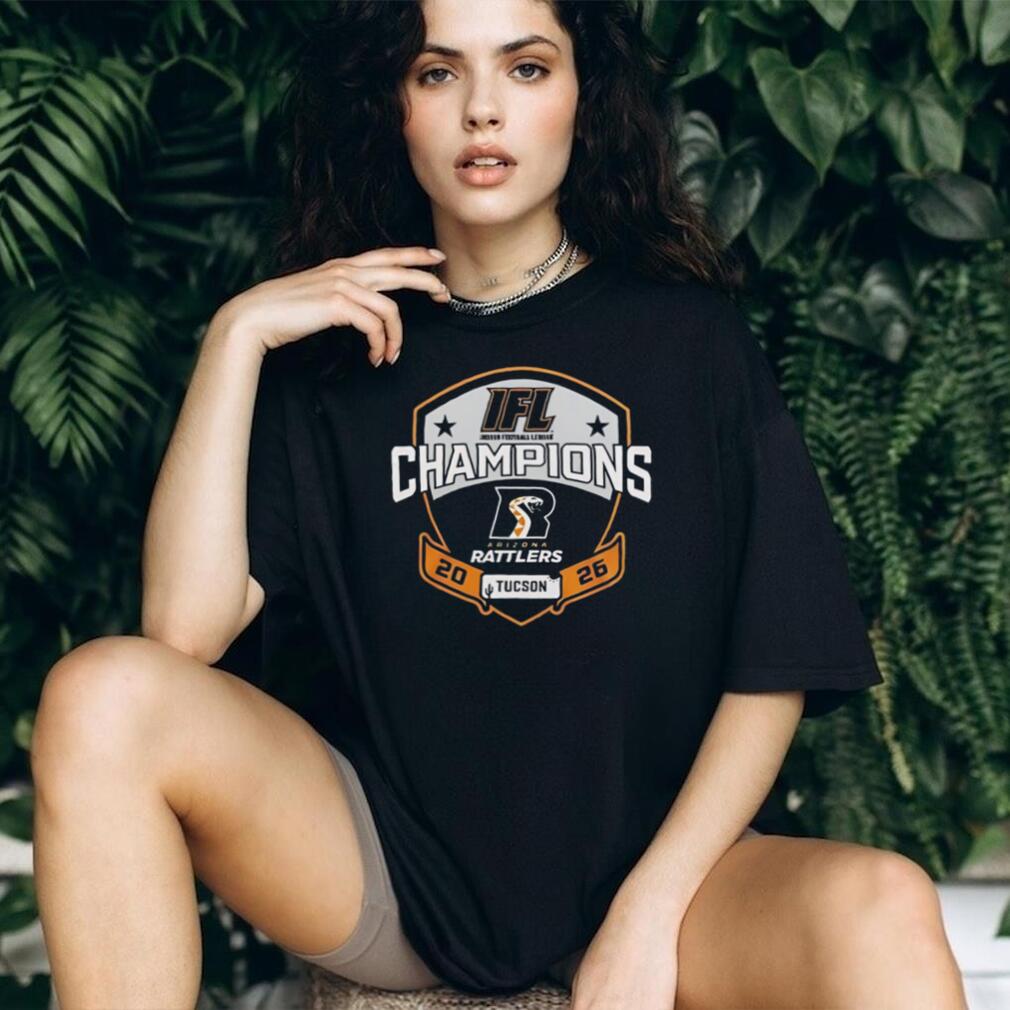 Arizona Ratlers 2026 IFL Western Conference Champions snake logo shirt