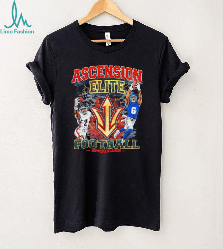 Ascension Elite Football Showcase No 2 and No 6 Players Hand Drawn Artwork shirt