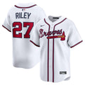 Atlanta Braves #27 Austin Riley Home Limited Player Jersey - White