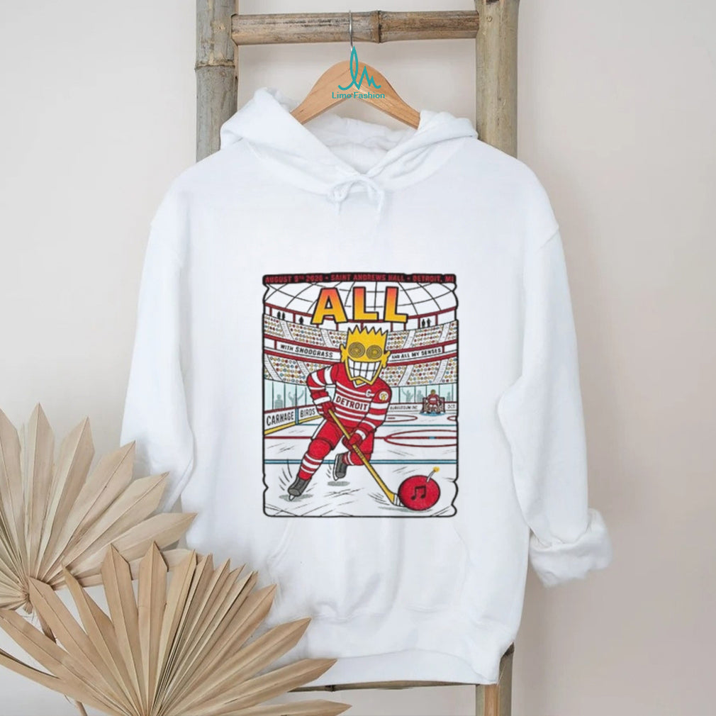 Aug 9 2026 ALL Saint Andrews Hall Detroit MI Concert shirt