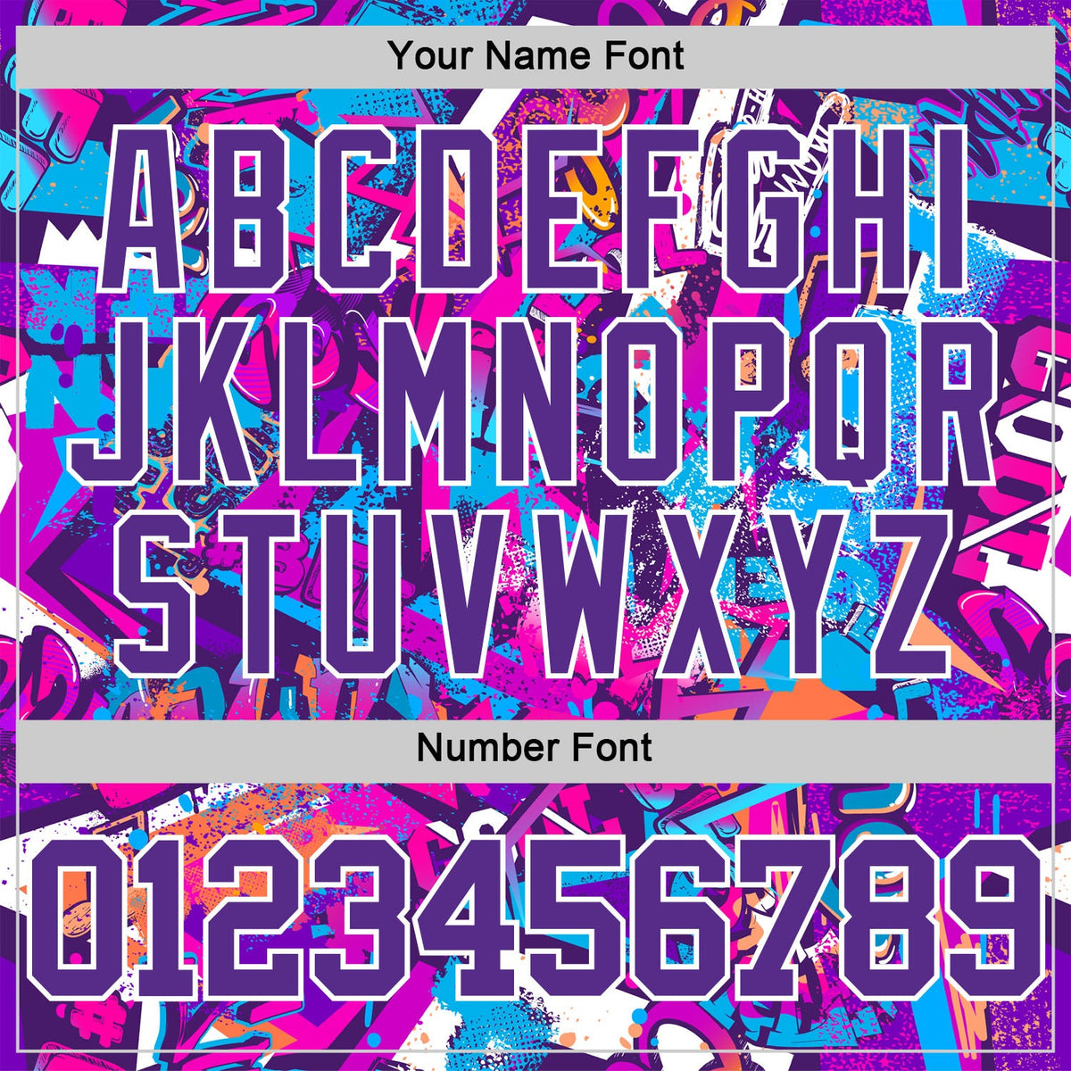 Custom Graffiti Pattern Purple-White Splash Round Neck Sublimation Basketball Suit Jersey