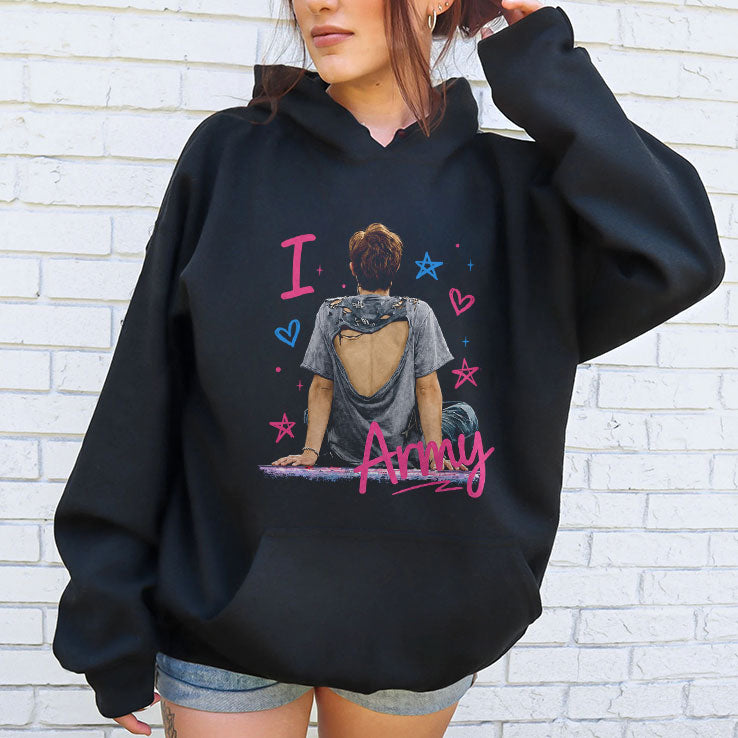 Joonie BTS I Love Army T Shirt