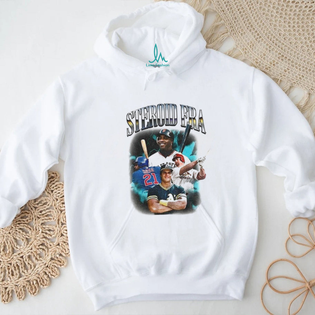 Barry Bonds Sammy Sosa Mark McGwire Jose Canseco Steroid Era baseball players shirt