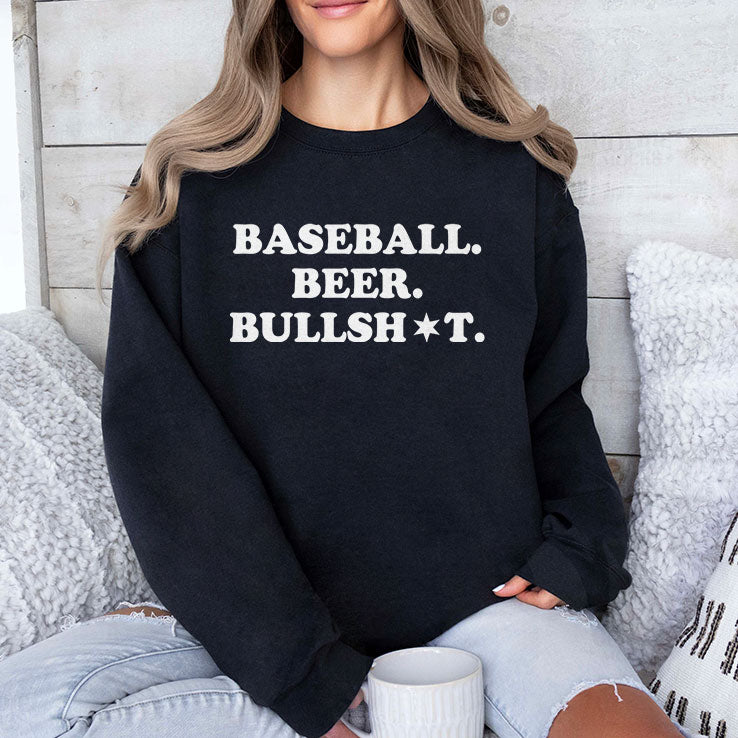 Baseball Beer Bullshit T Shirt