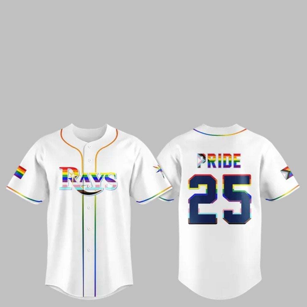 Bay Rays Pride Night Jersey 2025 - Grishko.com