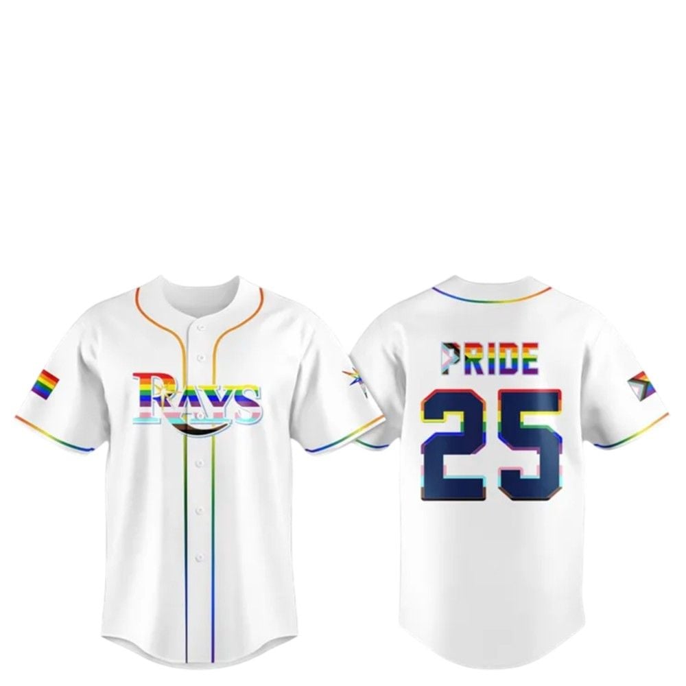 Bay Rays Pride Night Jersey 2025 - Grishko.com