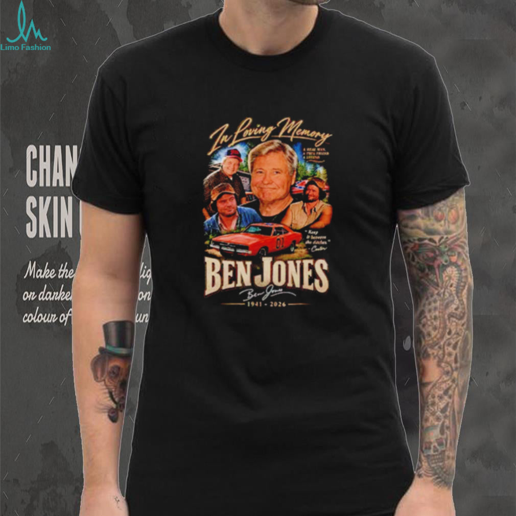 Ben Jones In Loving Memory 1941 2026 Memorial Tribute shirt