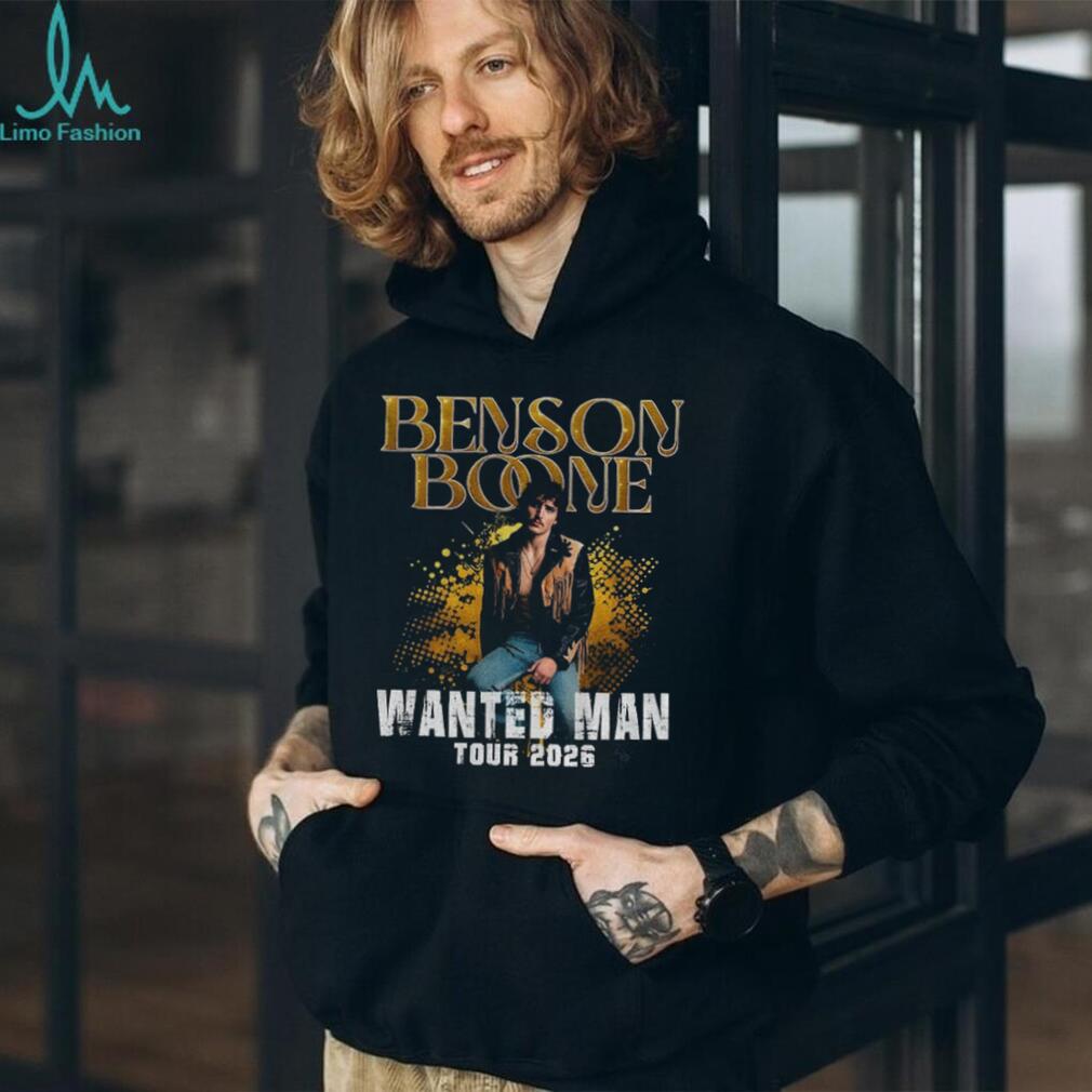 Benson Boone Wanted Man Tour 2026 music shirt