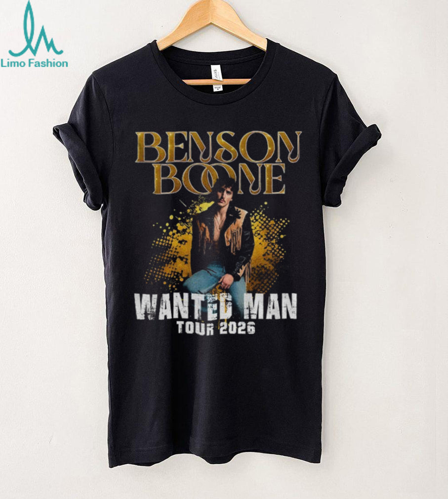 Benson Boone Wanted Man Tour 2026 music shirt