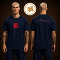 Black Country New Road Red Icon Navy Two Sided Unisex T-Shirt