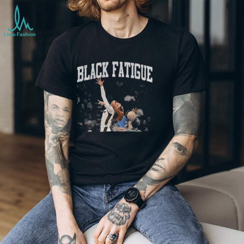 Black Fatigue Sophie Cunningham vs DiJonai WNBA moment shirt