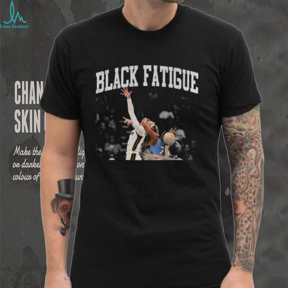 Black Fatigue Sophie Cunningham vs DiJonai WNBA moment shirt