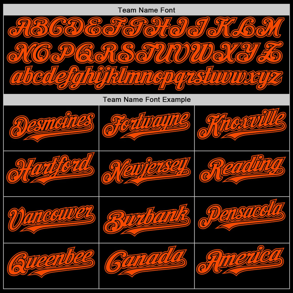 Custom Black Orange Pinstripe Orange Authentic Sleeveless Baseball Jersey