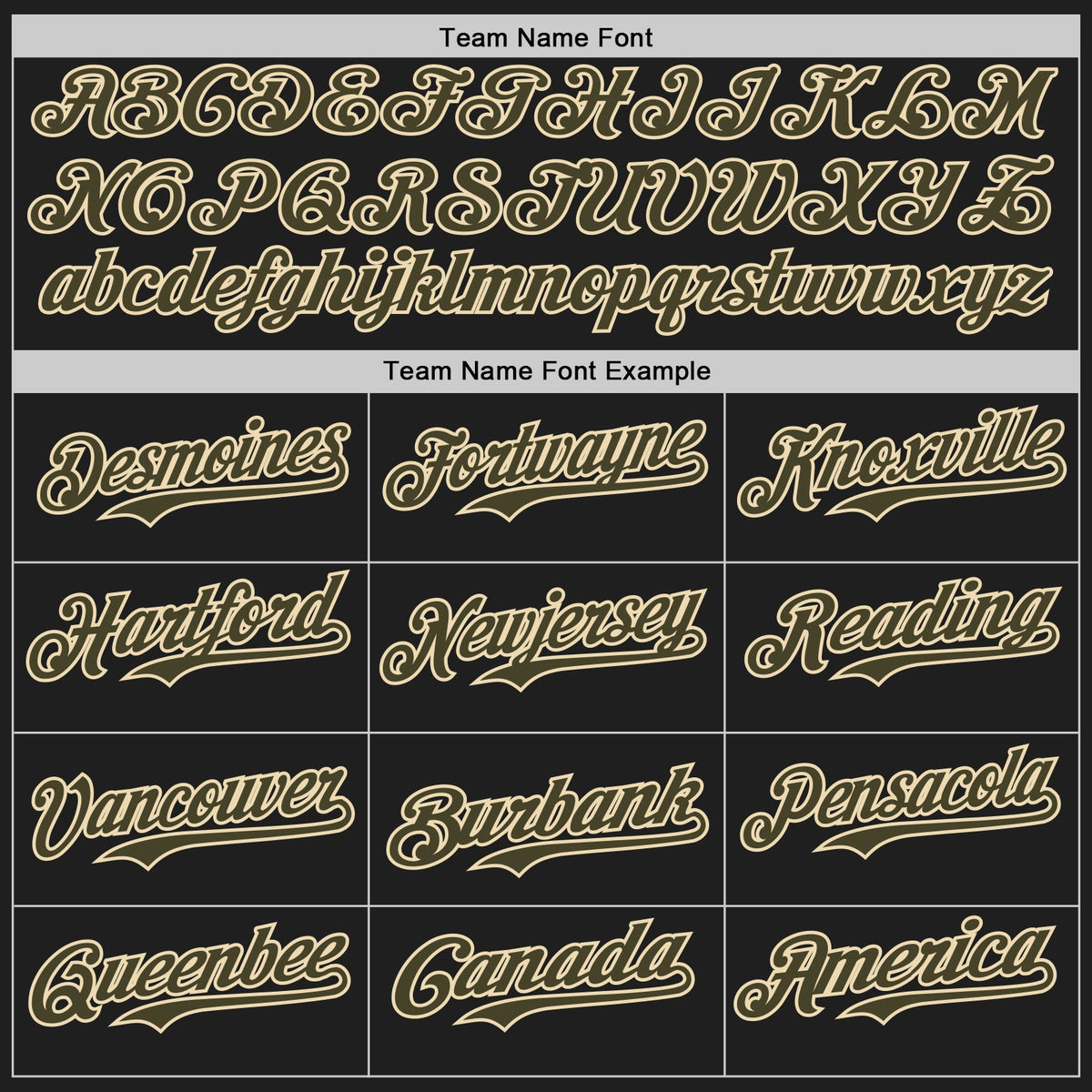 Custom Black Olive-Cream Authentic Baseball Jersey