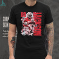 Bo Jackson Ohio State NCAA Football Player Collage Graphic shirt