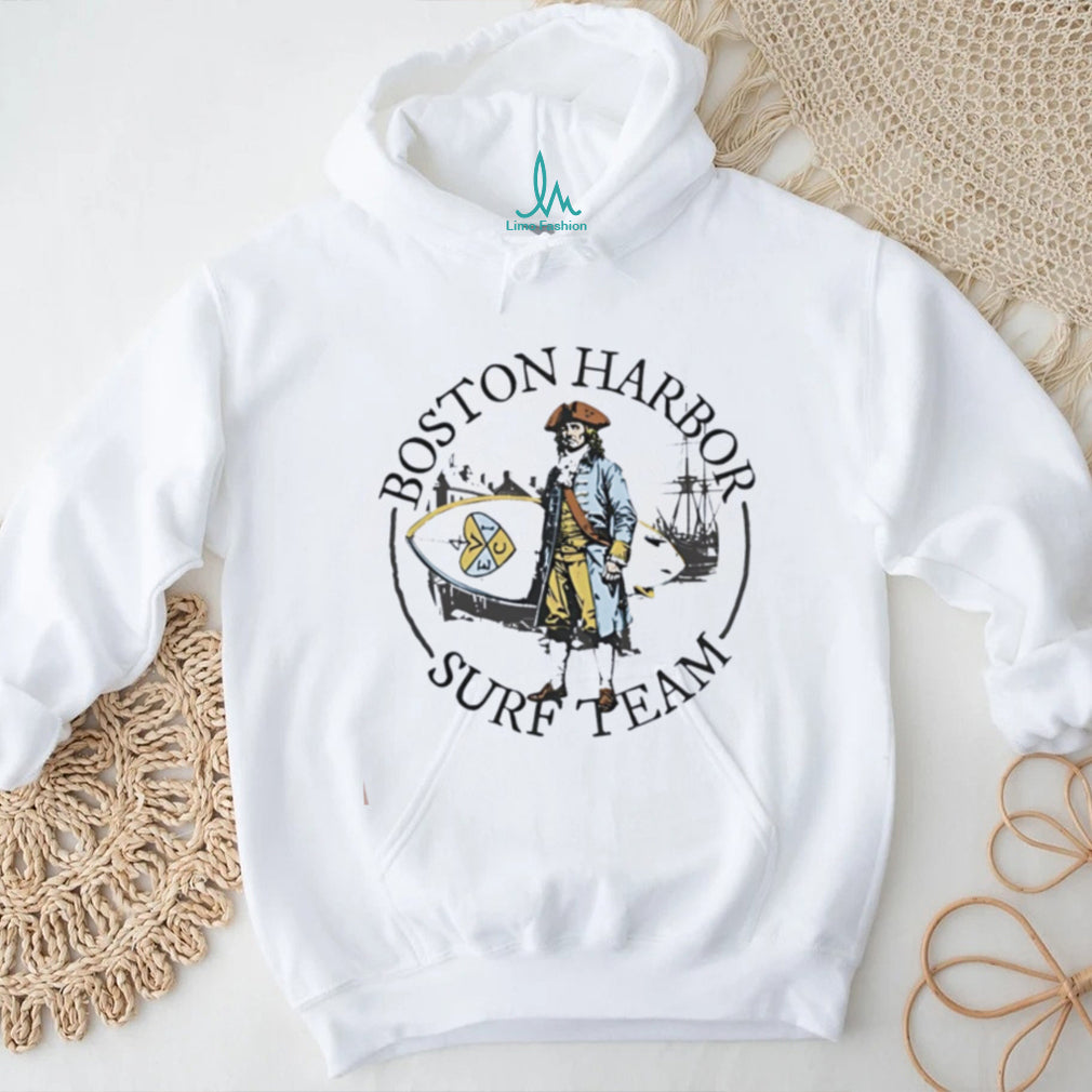 Boston Harbor Surf Team illustration shirt