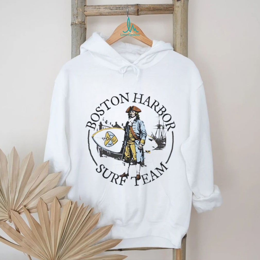 Boston Harbor Surf Team illustration shirt