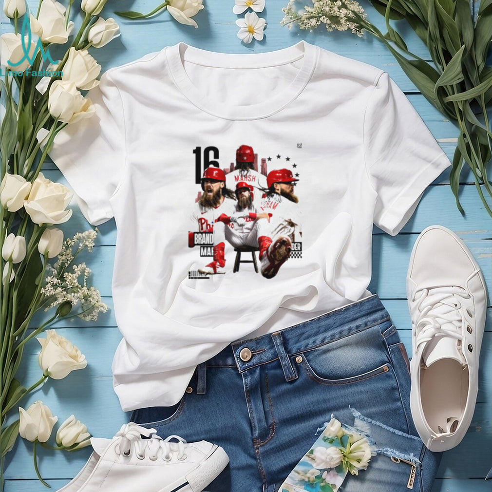 Brandon Marsh Philadelphia Baseball Fan Photo Collage Shirt