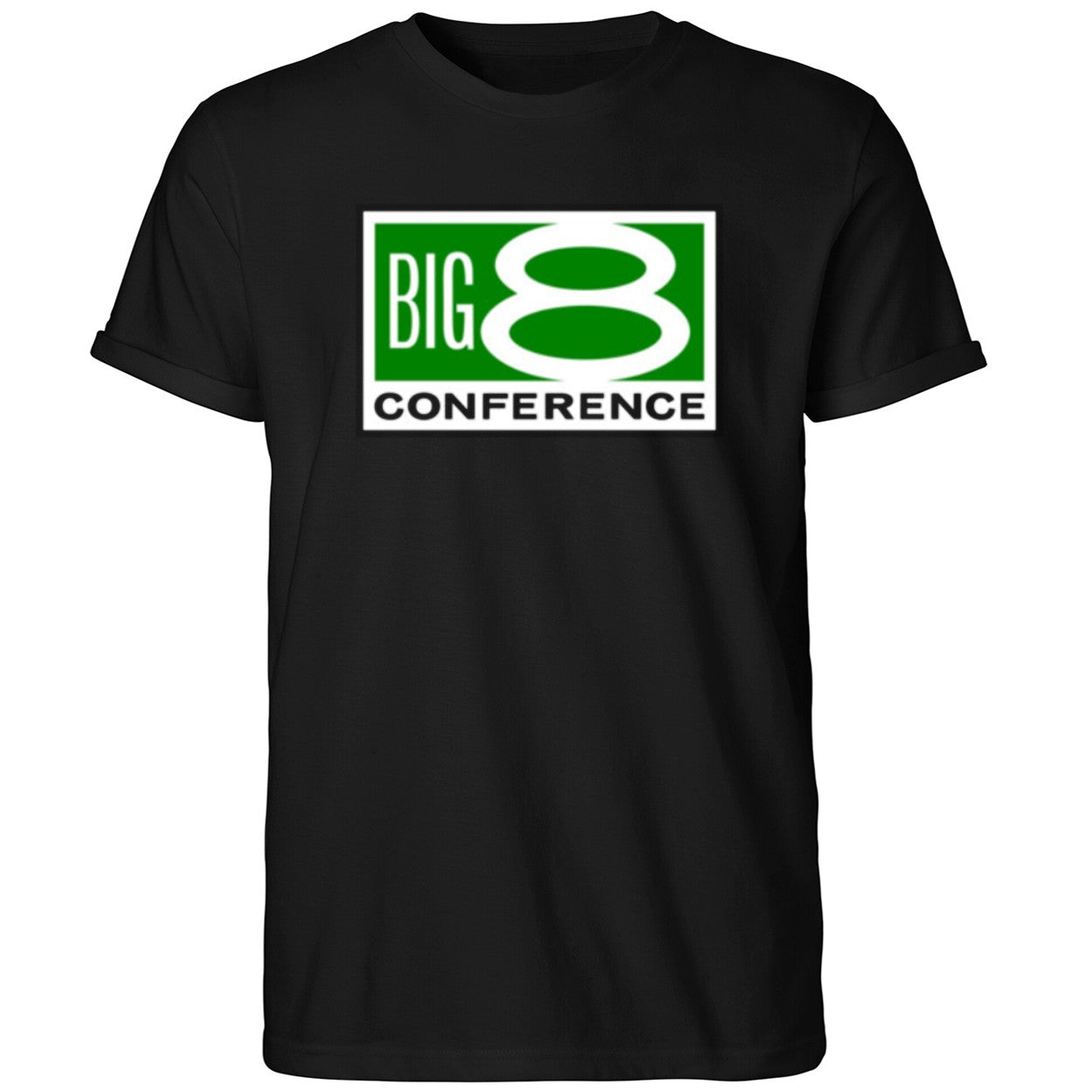 Brandon Walker with Big 8 Conference Shirt