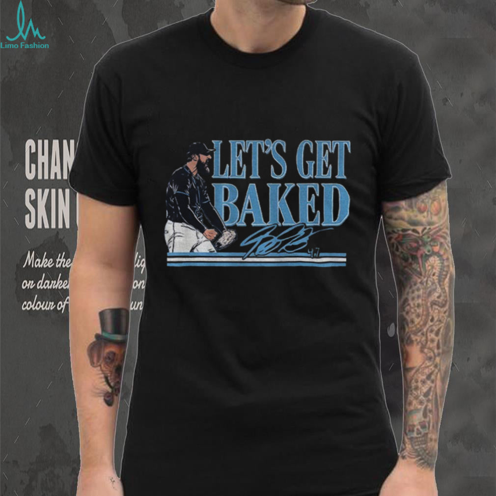 Bryan Baker Let’s Get Baked Bird Hands Celebration Tampa Bay signature shirt