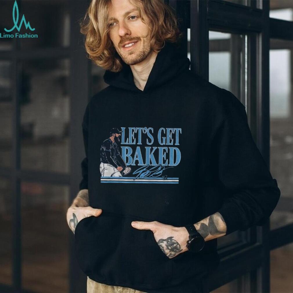 Bryan Baker Let’s Get Baked Bird Hands Celebration Tampa Bay signature shirt