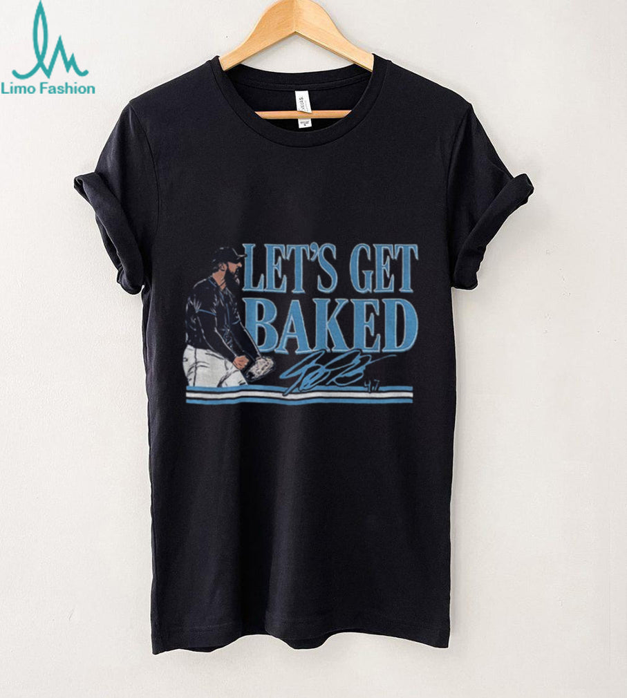 Bryan Baker Let’s Get Baked Bird Hands Celebration Tampa Bay signature shirt