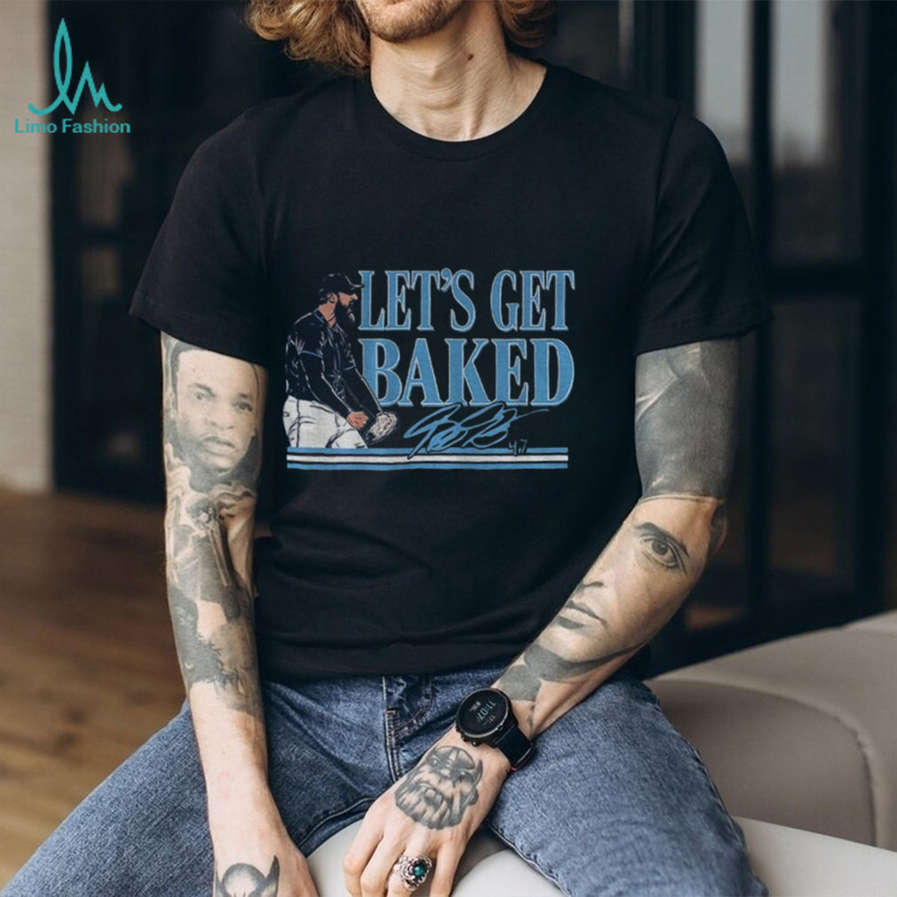 Bryan Baker Let’s Get Baked Bird Hands Celebration Tampa Bay signature shirt