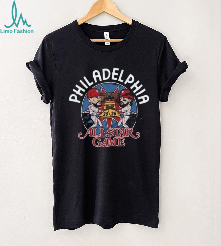 Bryce Harper & Kyle Schwarber Philadelphia Phillies 2026 MLB All Star Game Signatures Shirt