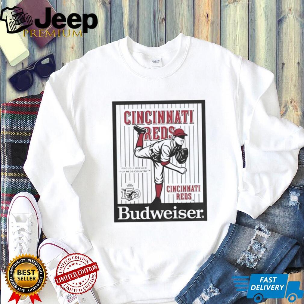 Budweiser celebrating 150 years Cincinnati Reds Baseball Shirt