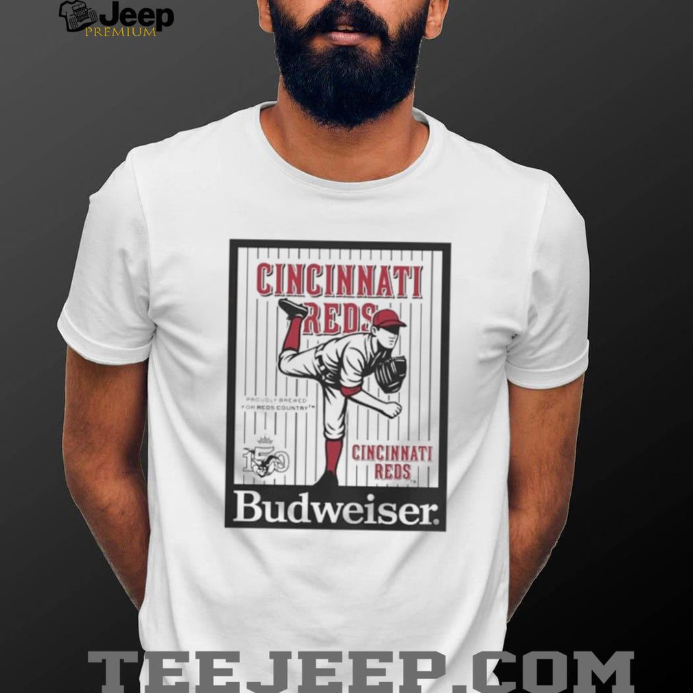 Budweiser celebrating 150 years Cincinnati Reds Baseball Shirt
