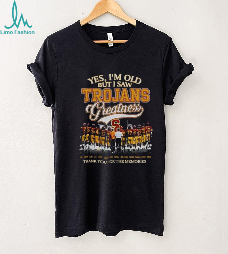 Bush Simpson Allen Lott White Garrett Mckay Carroll Seau Yes I’m Old But I Saw Trojans Greatness Shirt