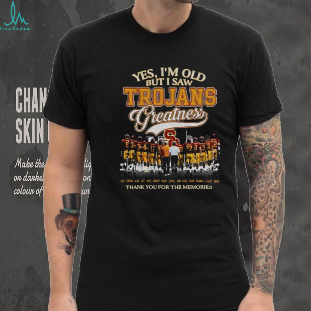 Bush Simpson Allen Lott White Garrett Mckay Carroll Seau Yes I’m Old But I Saw Trojans Greatness Shirt