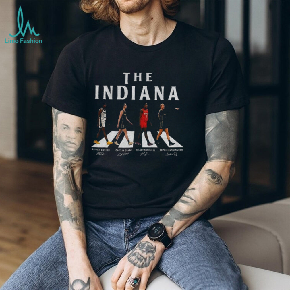 Caitlin Clark Sophie Cunningham Road Crossing Indiana Women’s Basketball shirt