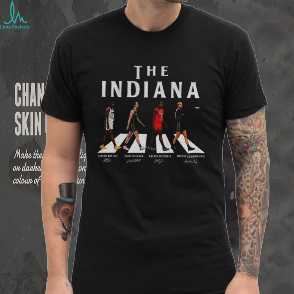 Caitlin Clark Sophie Cunningham Road Crossing Indiana Women’s Basketball shirt