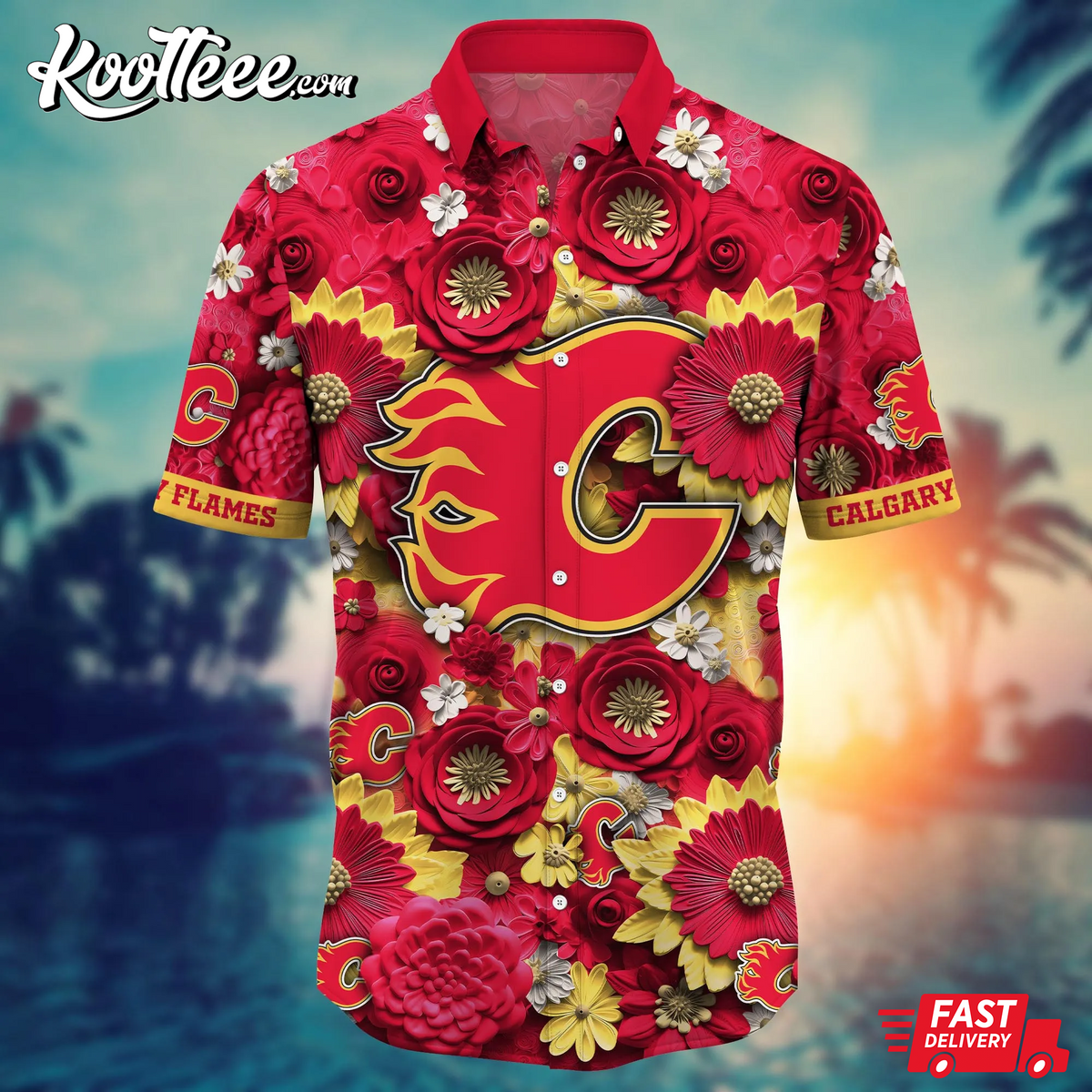 Calgary Flames NHL Hawaiian Shirt