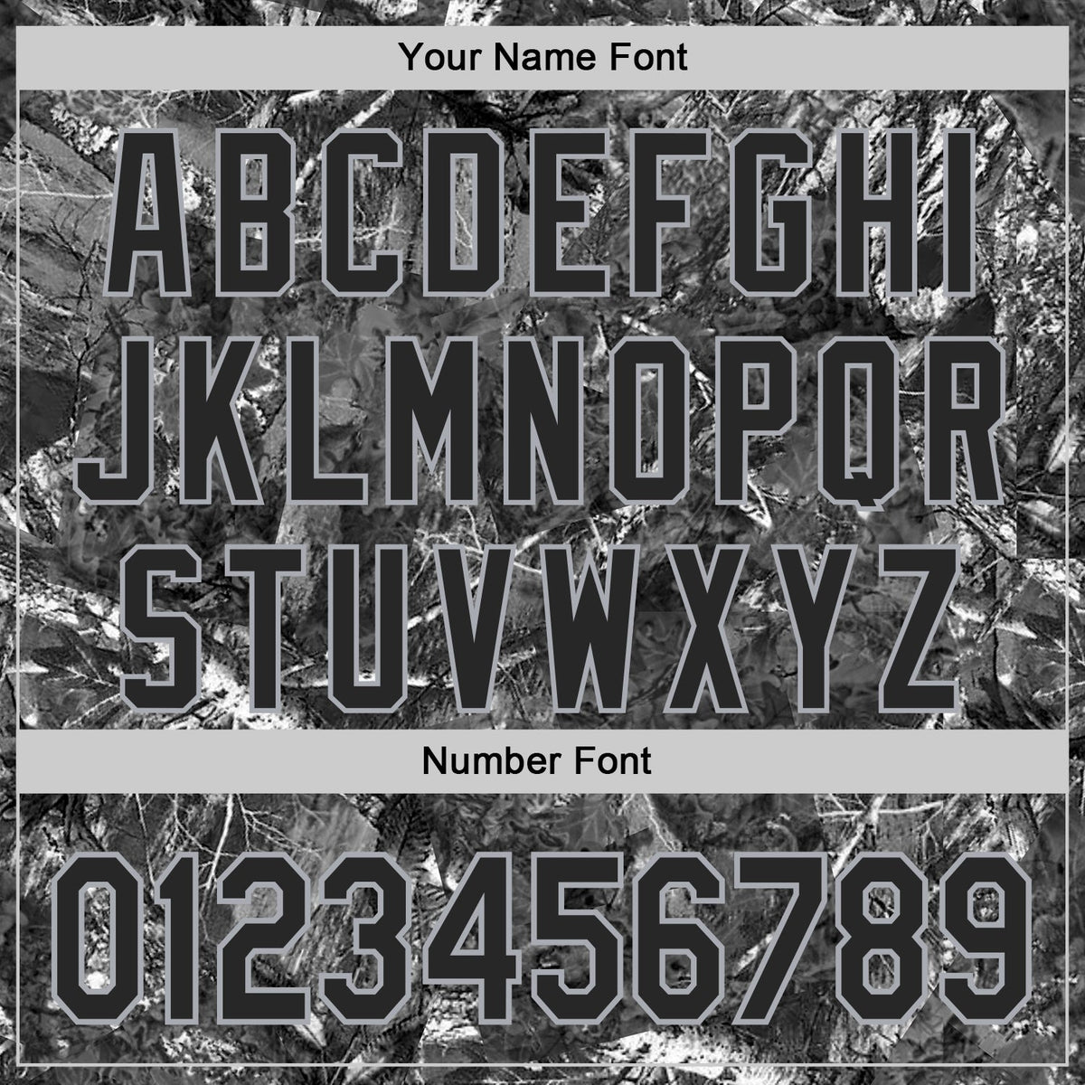 Custom Camo Black-Gray Woodland Forest Camouflage Authentic Salute To Service Baseball Jersey