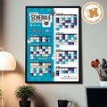 Charlotte Hornets NBA 2026 2027 Schedule Release Home Decor Poster Canvas