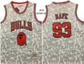 Chicago Bulls 1997-98 A BATHING APE x jersey Style 2