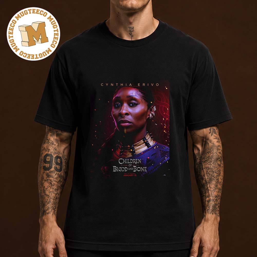 Children of Blood and Bone Admiral Kaea Character Poster In Theatres On January 15 2027 Unisex T Shirt