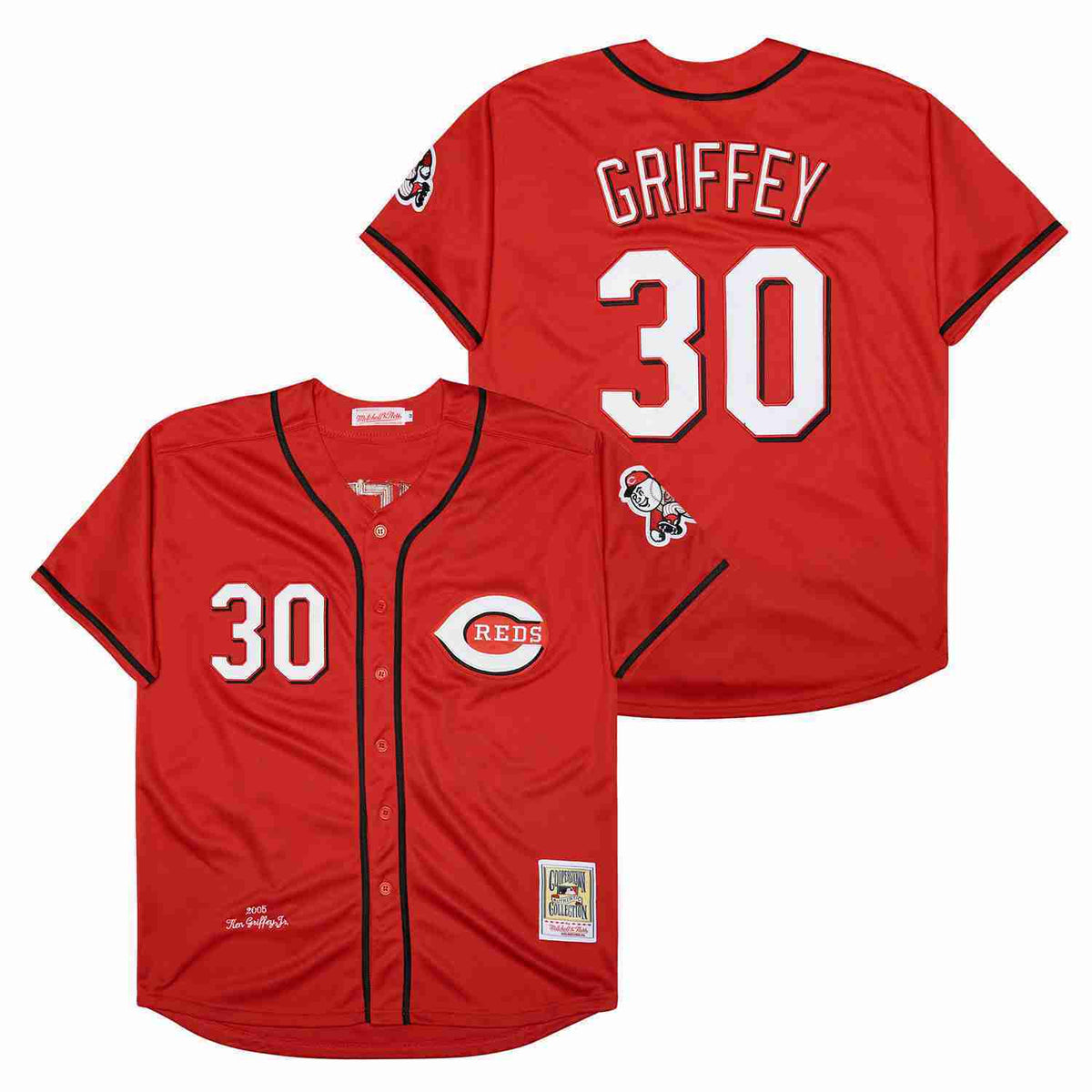 Cincinnati Reds #30 Ken Griffey Jr. Reds 30 Red 2005 Retro