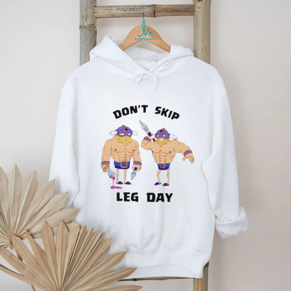 Clash of Clans Barbarians Don’t Skip Leg Day shirt