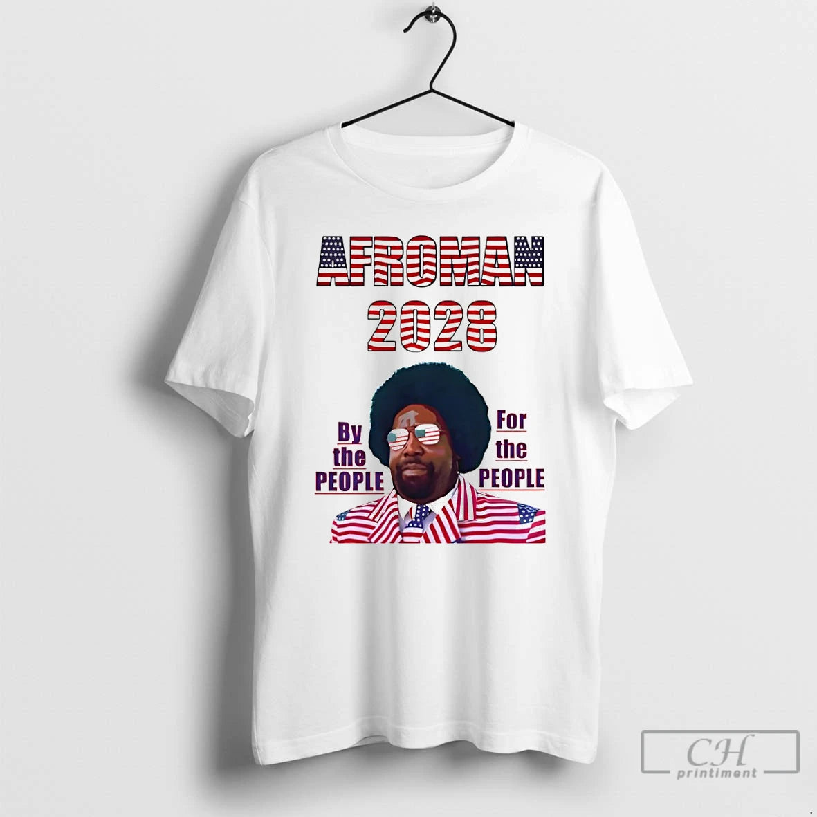 Classic Afroman 2028 By The People For The People American Flag