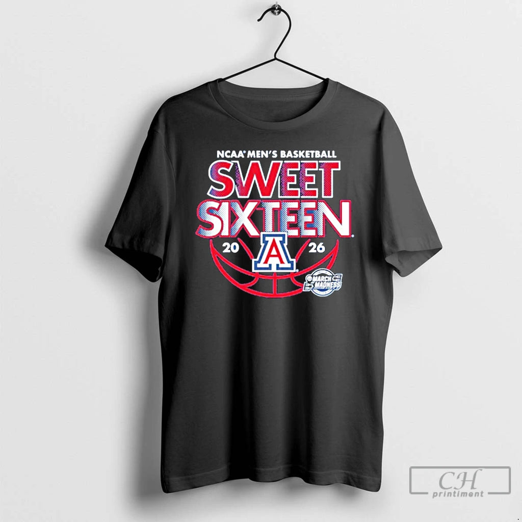 Classic Arizona Mens Basketball 2026 Ncaa March Madness Sweet Sixteen