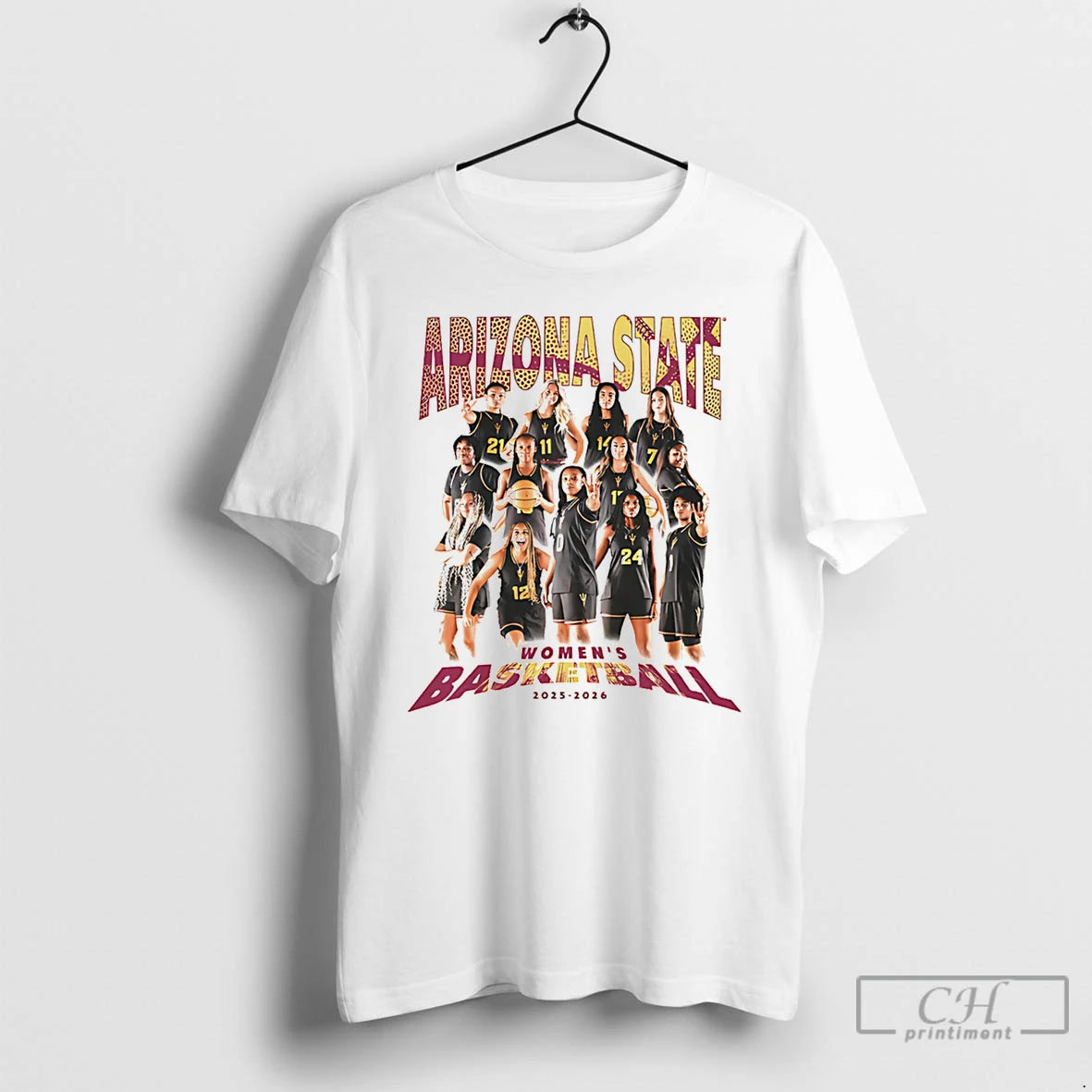 Classic Arizona State Womens Basketball 2025 2026 Team Collage