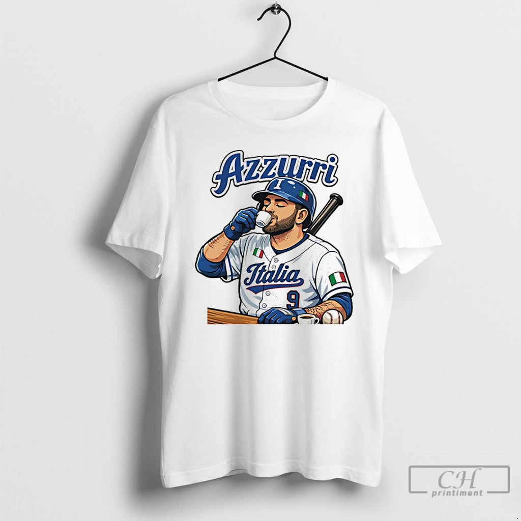 Classic Azzurri Vinnie Pasquantino Drinking Espresso Team Italy Wbc Baseball