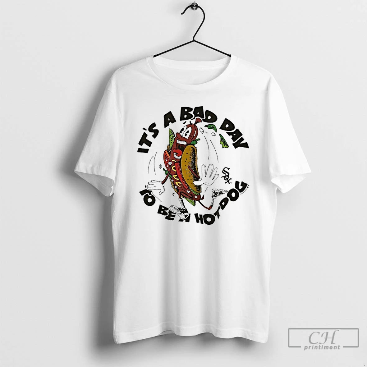 Classic Boston White Sox Its A Bad Day To Be A Hotdog T Shirts Sweater