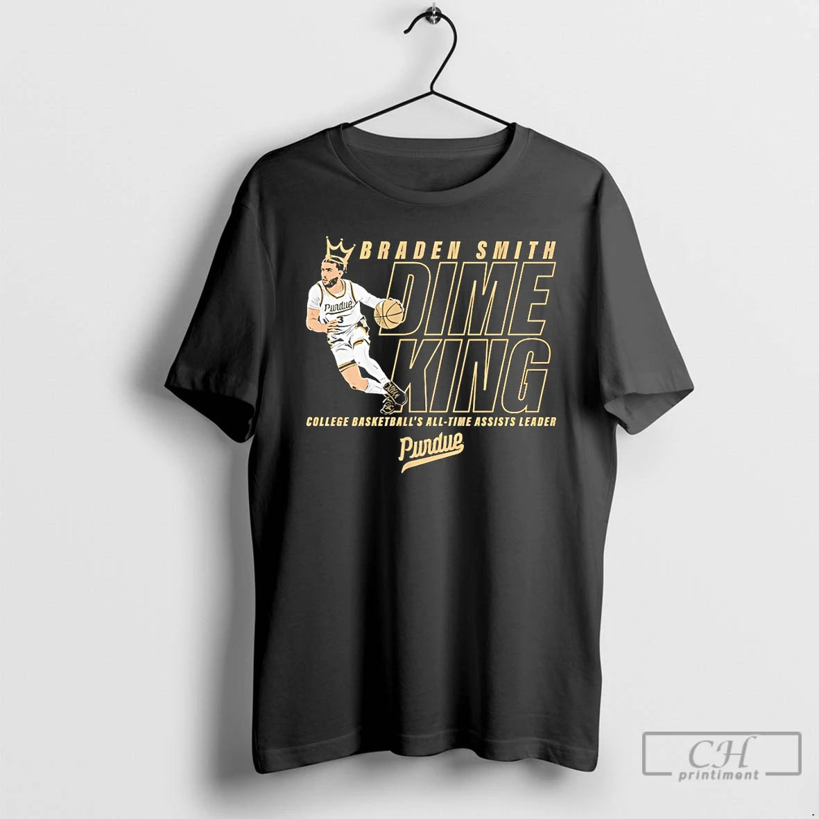 Classic Braden Smith Dime King Purdue Boilermakers Basketball All Time Assists Leader T Shirts Sweater