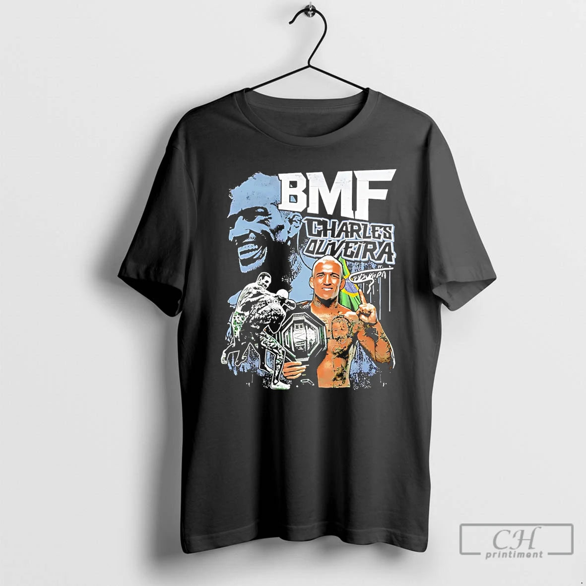 Classic Charles Oliveira 2026 Bmf Champion Signature Graphic